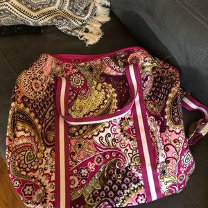Vera Bradley large round duffel